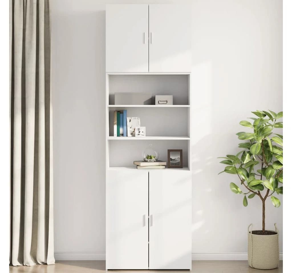 vidaXL Hängeschrank Wandschrank Weiß Holzwerkstoff - Bild 2