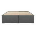 vidaXL Bettgestell Dunkelgrau 200x200 cm mit Lattenrost Bild 4