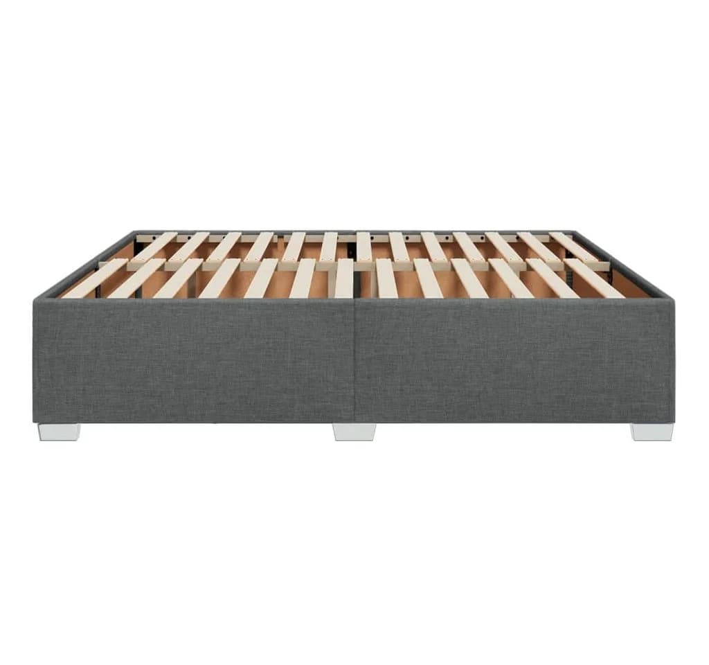 vidaXL Bettgestell Dunkelgrau 200x200 cm mit Lattenrost - Bild 5
