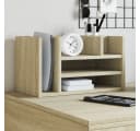 vidaXL Schreibtisch-Organizer Sonoma-Eiche 6 Fächer Holzwerkstoff Bild 1