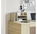 vidaXL Schreibtisch-Organizer Sonoma-Eiche 6 Fächer Holzwerkstoff Bild 3