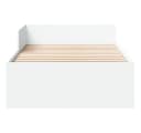 vidaXL Bettgestell Weiß 100x200 cm Holzwerkstoff Bild 4