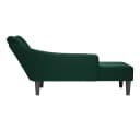 vidaXL Chaiselongue mit Rechter Armlehne Dunkelgrün Samt Bild 5