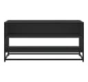 vidaXL TV-Schrank Schwarz Holzwerkstoff Metall Industrial Design Bild 4