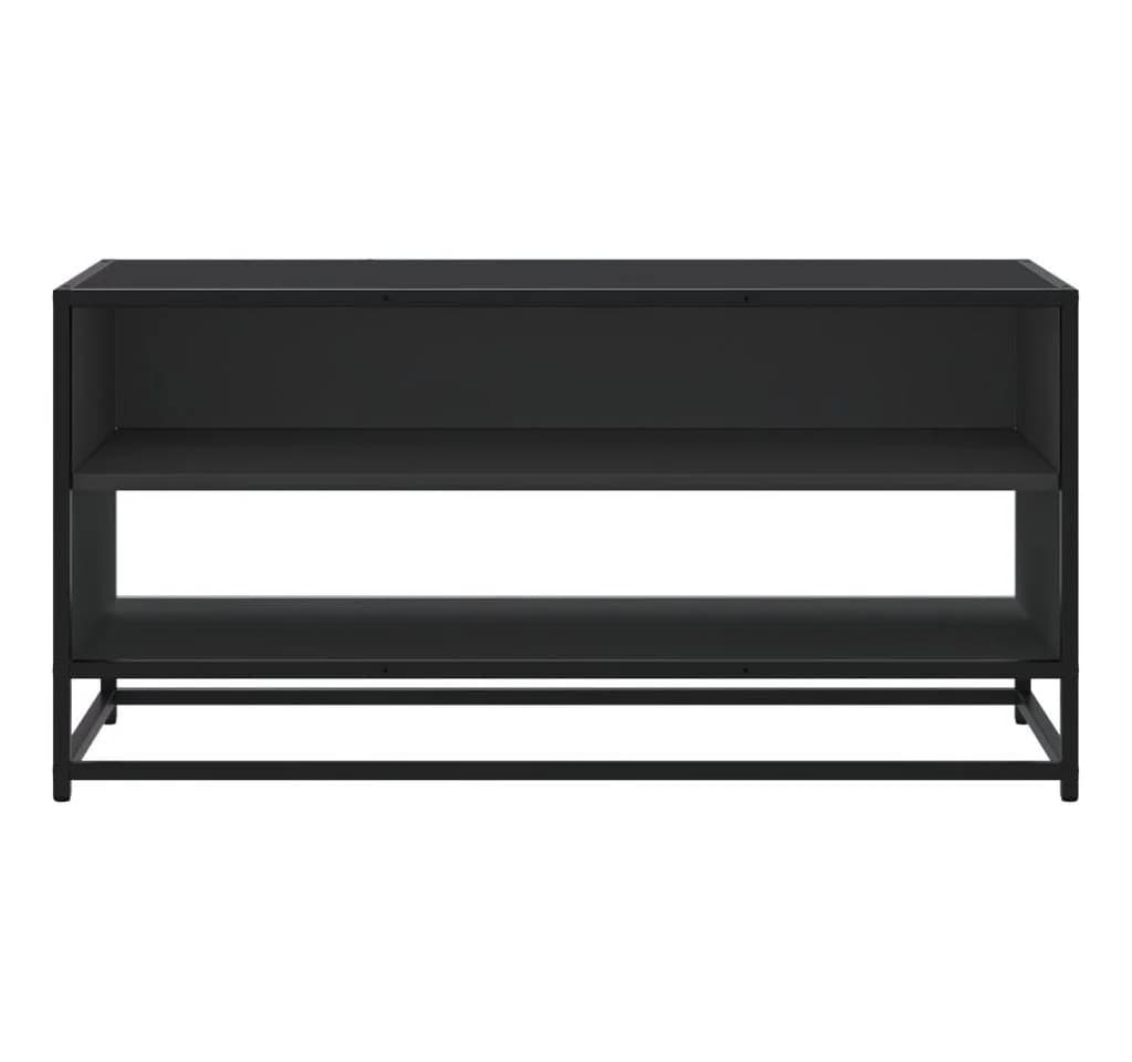 vidaXL TV-Schrank Schwarz Holzwerkstoff Metall Industrial Design - Bild 4