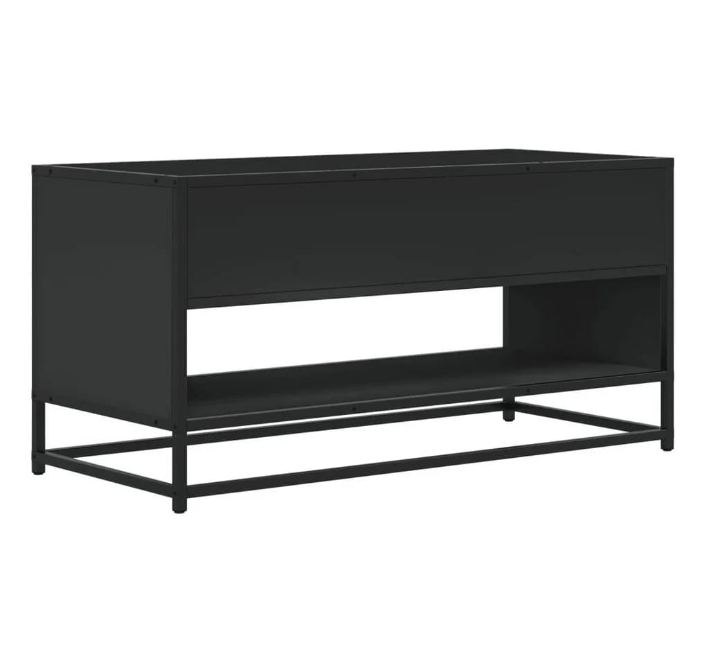 vidaXL TV-Schrank Schwarz Holzwerkstoff Metall Industrial Design - Bild 5
