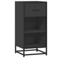 vidaXL Sideboard Schwarz Holzwerkstoff Metall Modern Industrial Bild 2