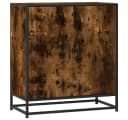 vidaXL Sideboard Räuchereiche Holzwerkstoff Metall Modern Bild 2