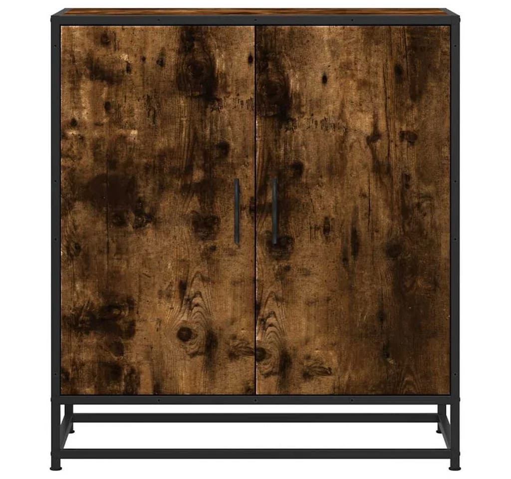 vidaXL Sideboard Räuchereiche Holzwerkstoff Metall Modern - Bild 4
