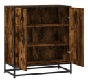 vidaXL Sideboard Räuchereiche Holzwerkstoff Metall Modern Bild 5