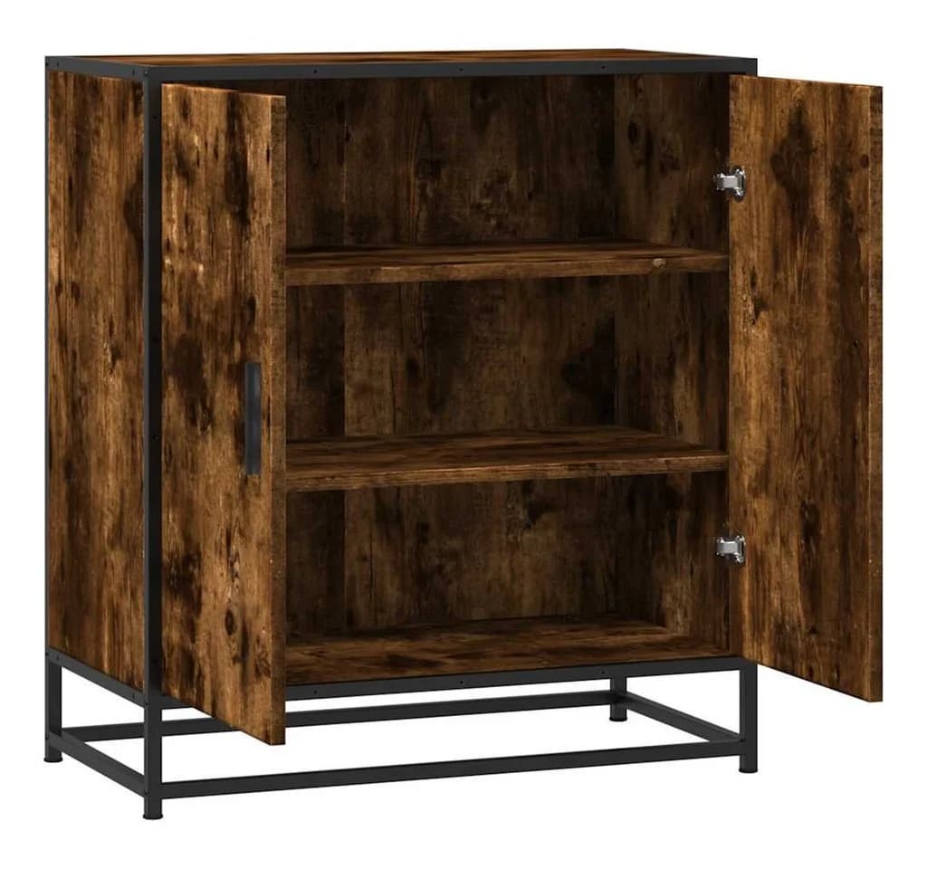 vidaXL Sideboard Räuchereiche Holzwerkstoff Metall Modern - Bild 5