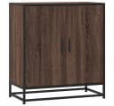 vidaXL Sideboard Braun Eichen-Optik Holzwerkstoff Metall Bild 2