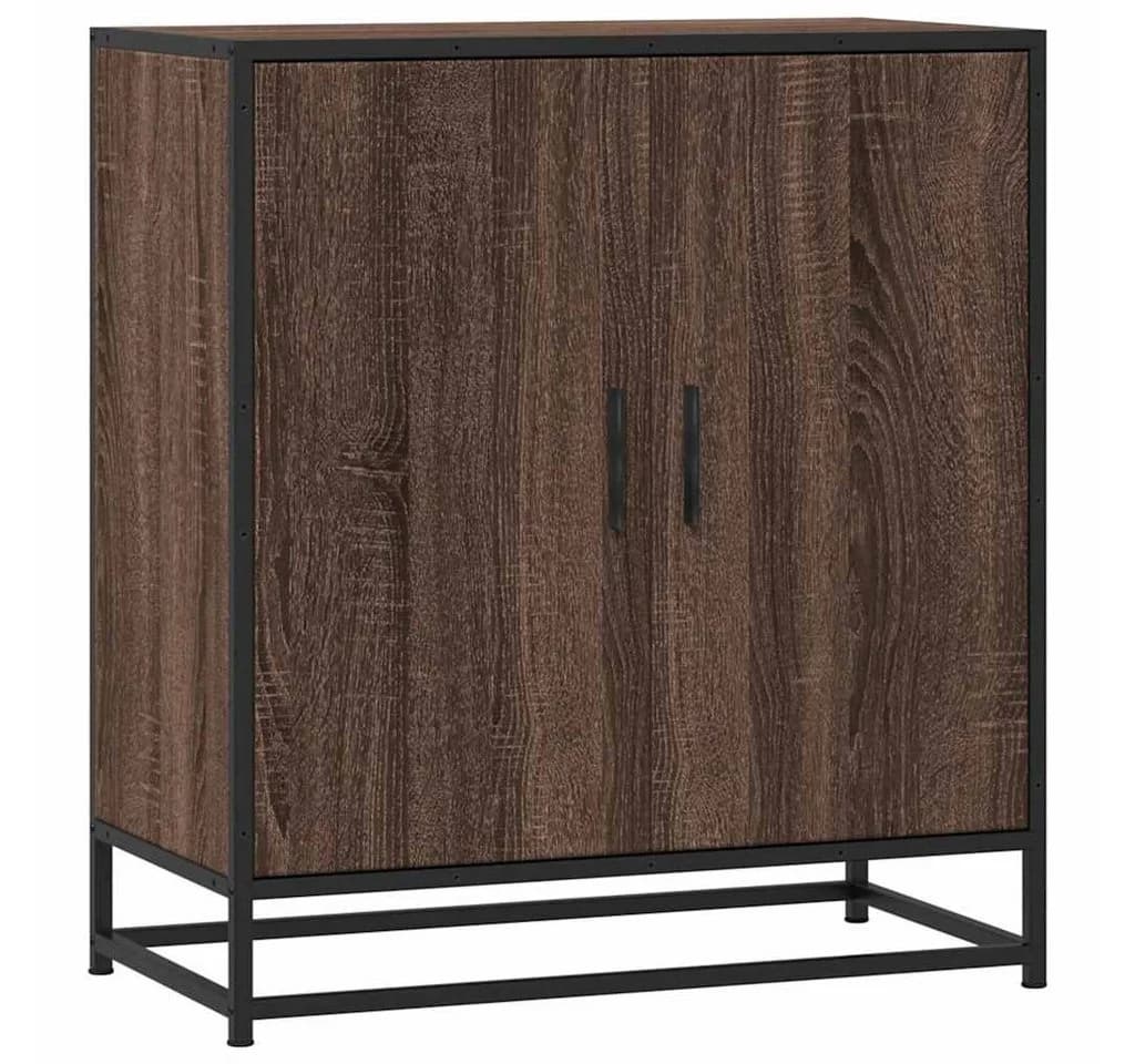 vidaXL Sideboard Braun Eichen-Optik Holzwerkstoff Metall - Bild 2