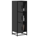 vidaXL Highboard Schwarz Holzwerkstoff Metall Bild 1