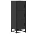 vidaXL Highboard Schwarz Holzwerkstoff Metall Bild 2