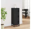 vidaXL Highboard Schwarz Holzwerkstoff Metall Bild 3