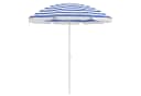 vidaXL Gartensonnenschirm 240 cm Blau/Weiß Polyester Bild 2