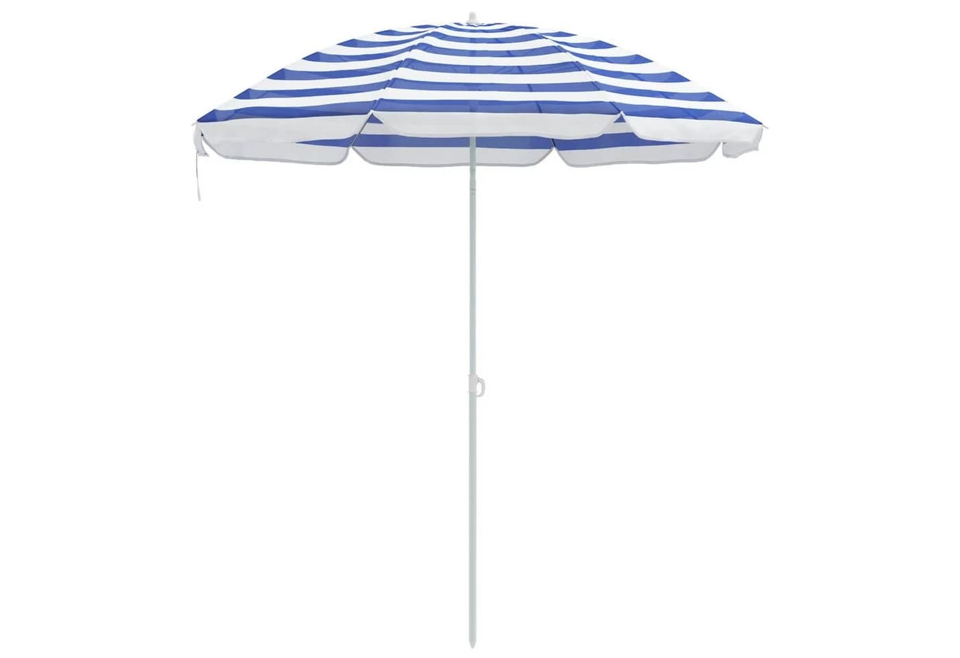 vidaXL Gartensonnenschirm 240 cm Blau/Weiß Polyester - Bild 2