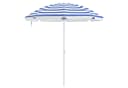 vidaXL Gartensonnenschirm 240 cm Blau/Weiß Polyester Bild 4