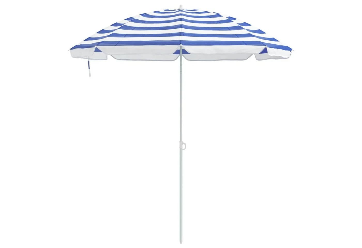 vidaXL Gartensonnenschirm 240 cm Blau/Weiß Polyester - Bild 4