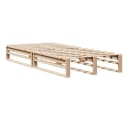 VIDAXL Massivholzbett Kiefernholz 90x190 cm Bild 2