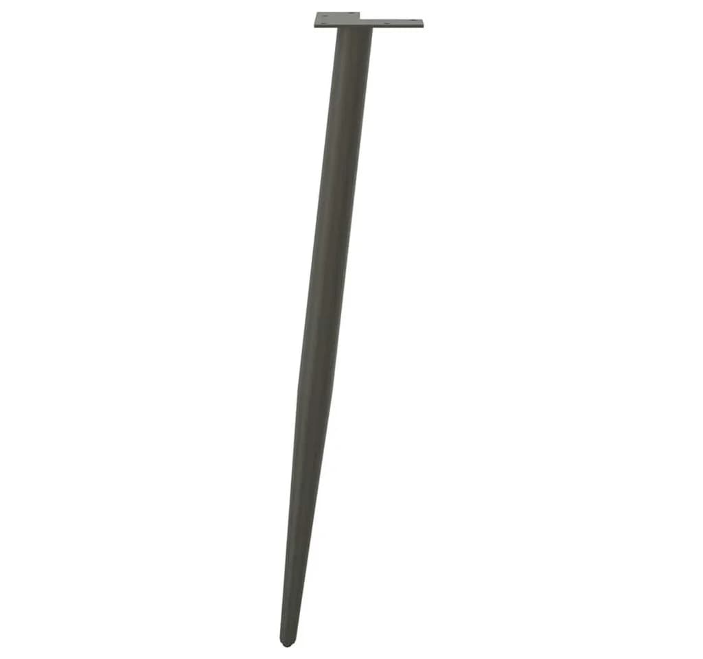 vidaXL Tischbein Konsolentischbeine Konische Form 4 Stk. Anthrazit - Bild 5