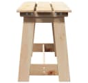 vidaXL Gartenbank Outdoor Massives Kiefernholz Natur Bild 5