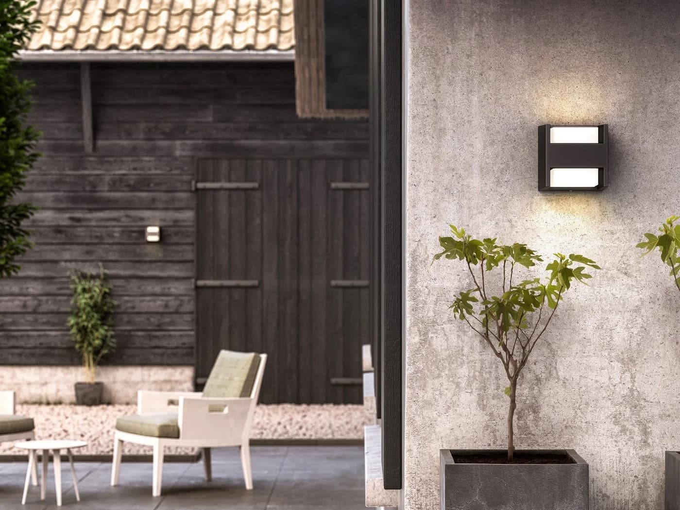 Philips LED-Außenwandleuchte Arbour UE 2er-Set 2-flg. 2700 K - Bild 4