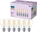 Philips LED-Leuchtmittel Classic 60W Non-Dim E27 6er Pack Warmweiß Bild 2