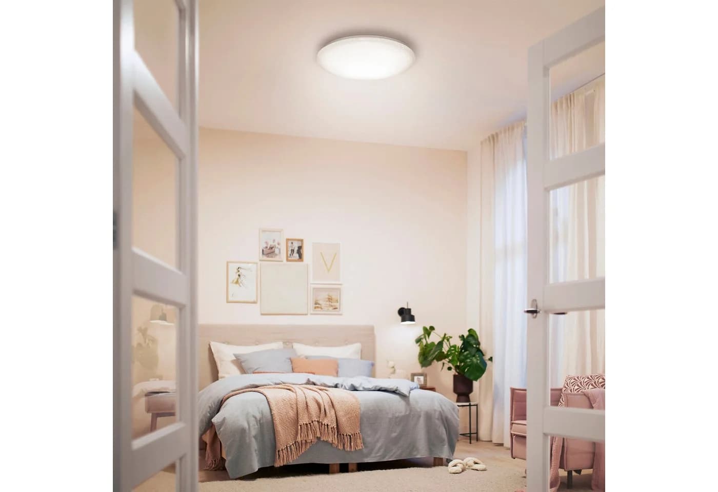 Philips LED Deckenleuchte Moire CL200 Rund Weiß Kaltweiß 4000K