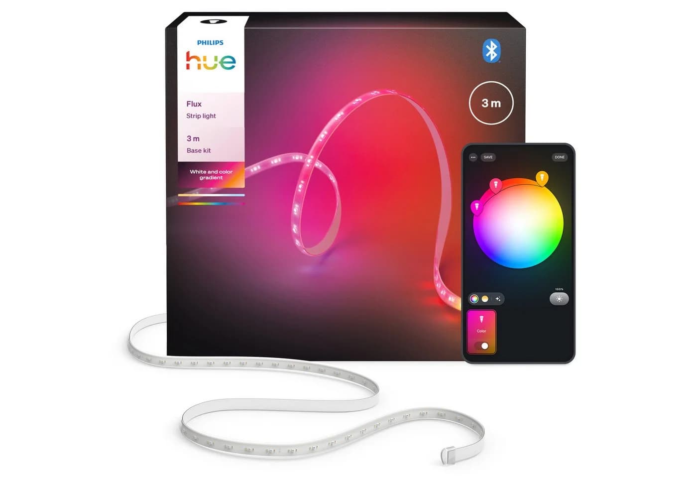 Philips Hue LED-Streifen Flux Gradient Lightstrip Smart Home - Bild 2