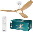 Philips Olas LED Deckenleuchte mit Ventilator 106cm schwarz-braun Bild 2