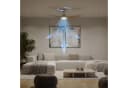 Philips Olas LED Deckenleuchte mit Ventilator 106cm schwarz-braun Bild 3