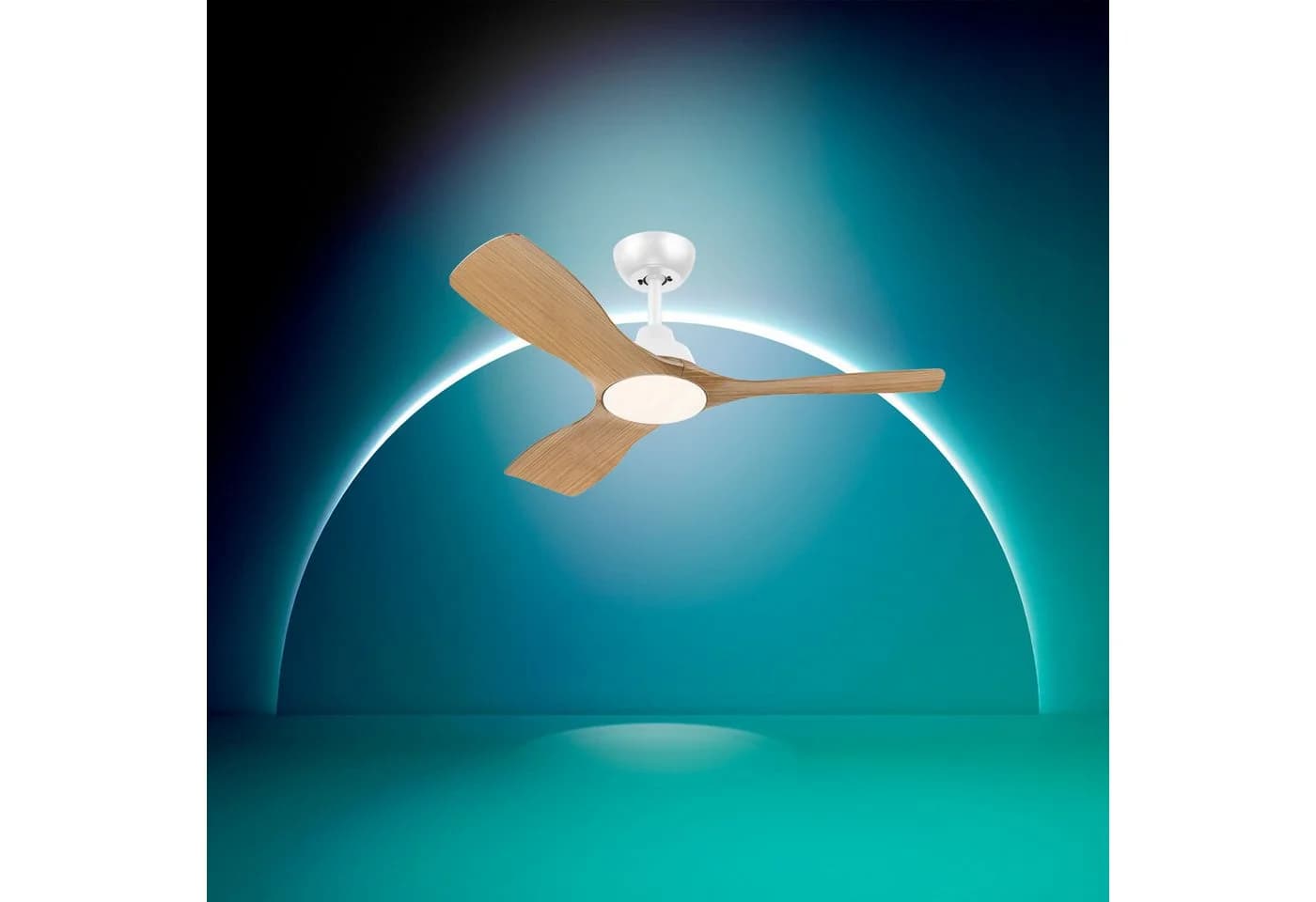 Philips Olas Deckenventilator mit LED 2650 Lumen CCT Fernbedienung