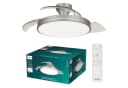 Philips Atlas LED Deckenleuchte mit Ventilator, einziehbare Rotorblätter, grau Bild 2