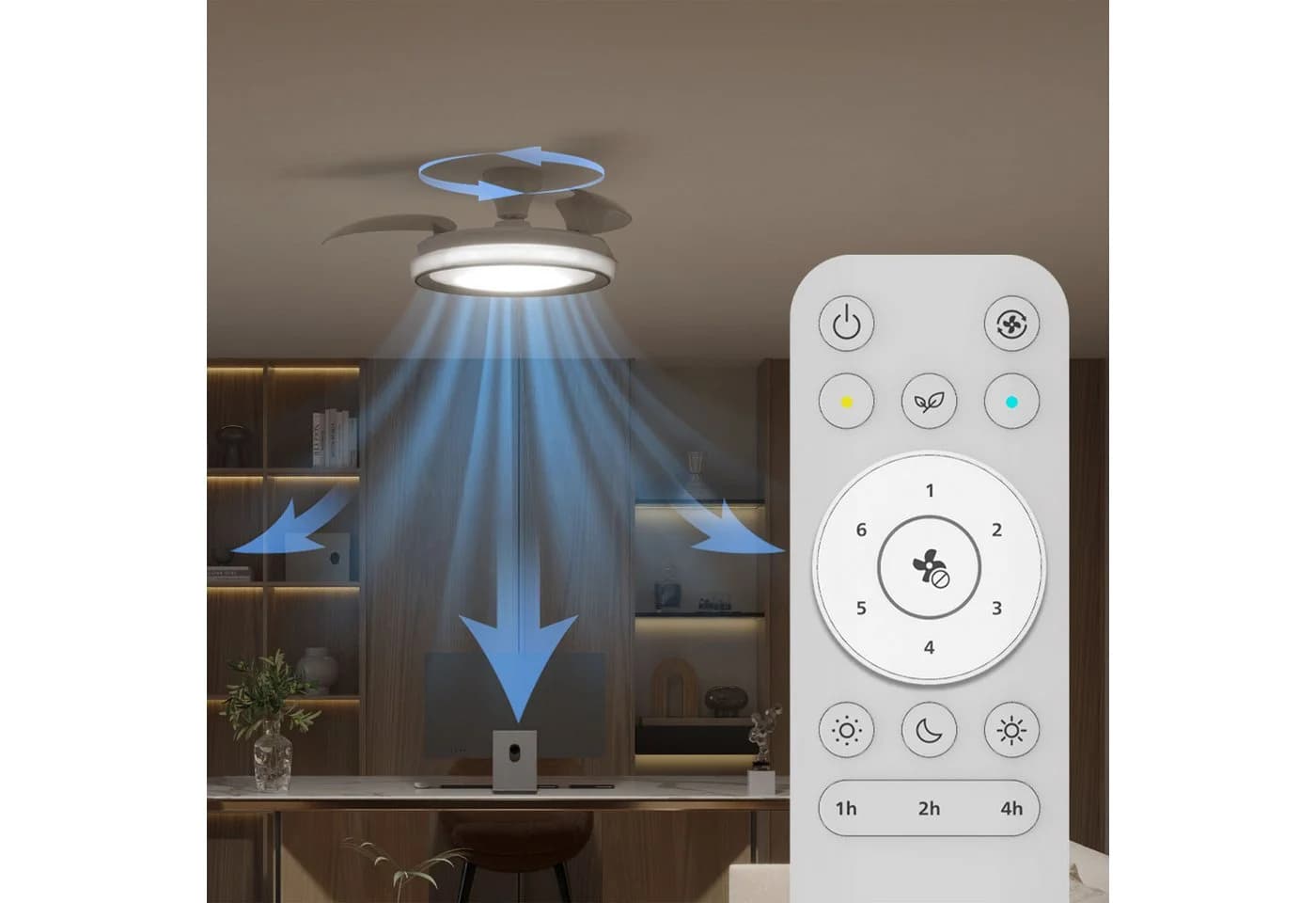 Philips LED Deckenventilator Bliss 35W mit DC-Motor und Fernbedienung - Bild 4