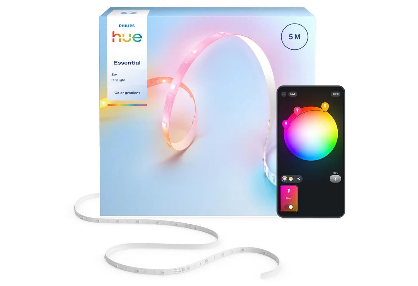 Philips Hue LED-Streifen Essential Gradient RGBIC Bunt/Weiß - Bild 2