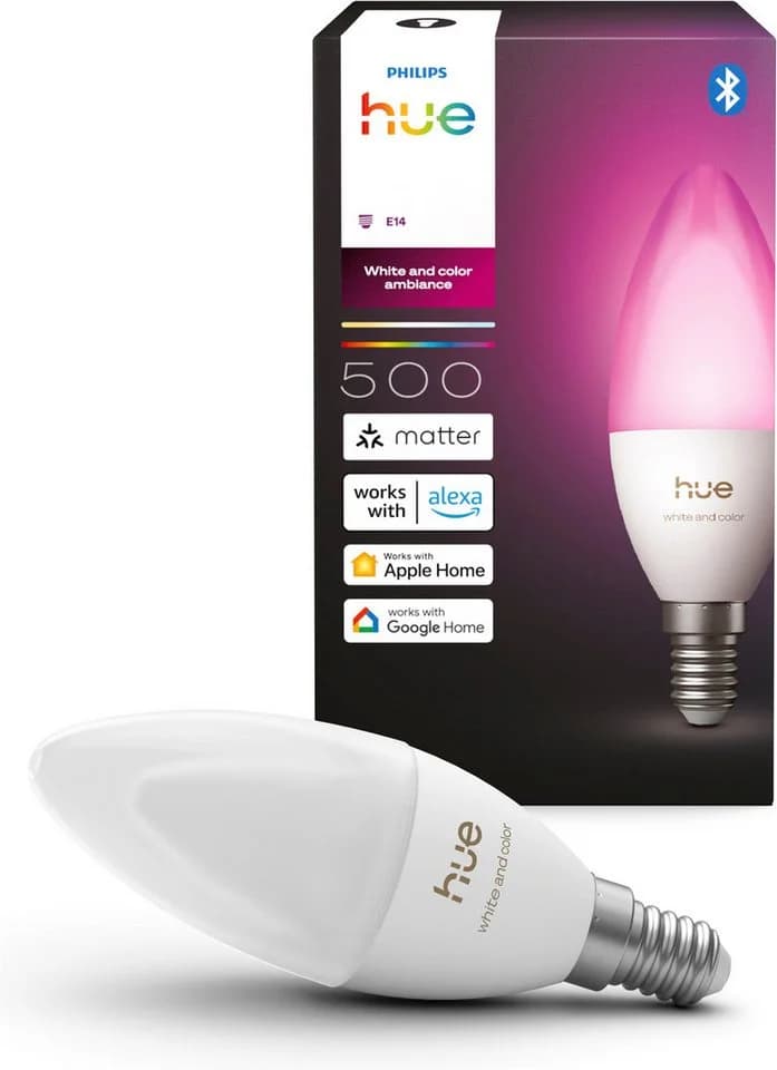 Philips Hue Smarte Kerzenlampe E14 White & Color Ambiance - Bild 2