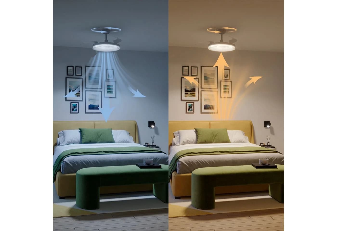 Philips Solr Deckenventilator LED mit einziehbaren Rotorblättern weiß - Bild 5
