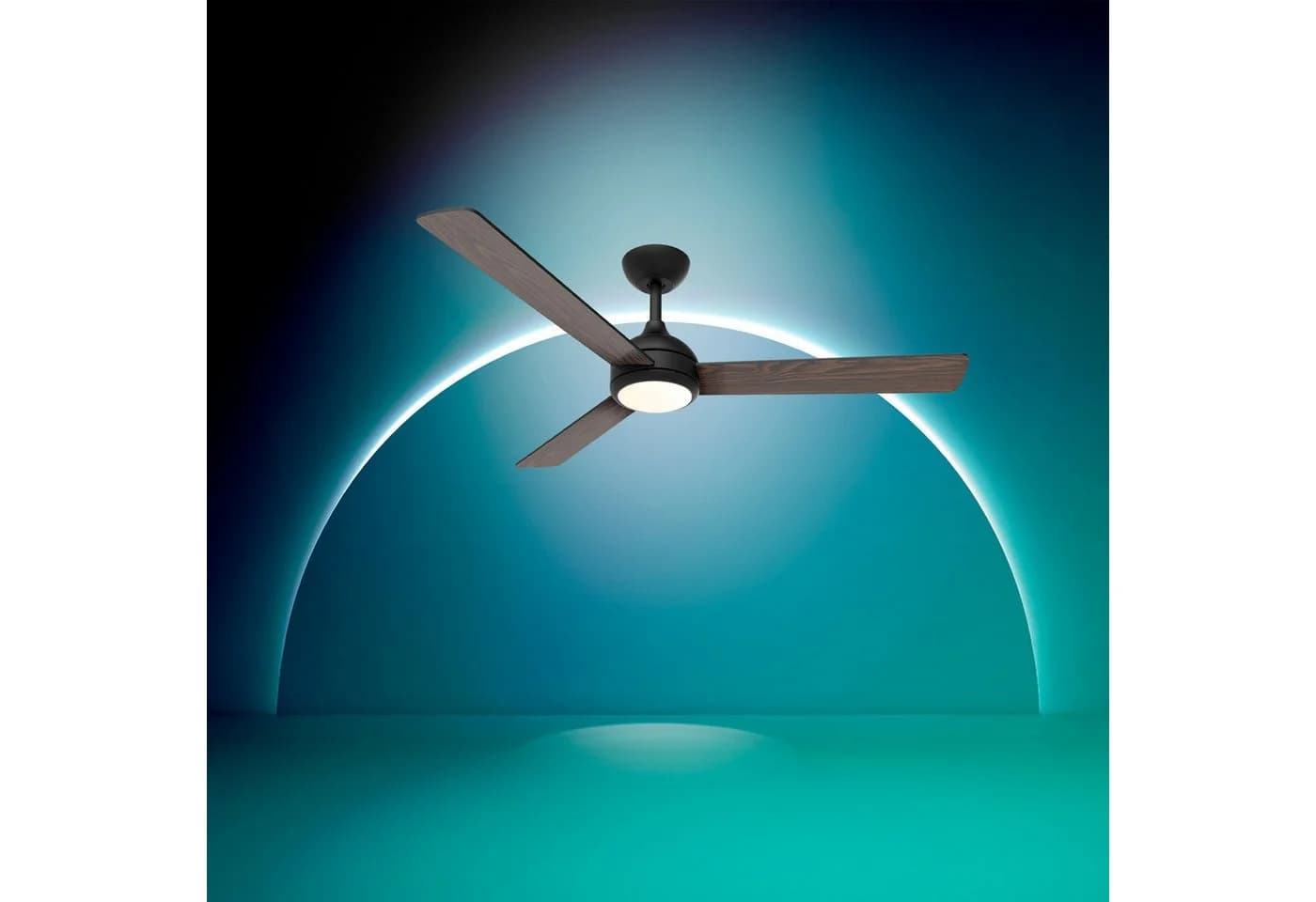 Philips Deckenventilator mit LED Licht Schwarz-Braun