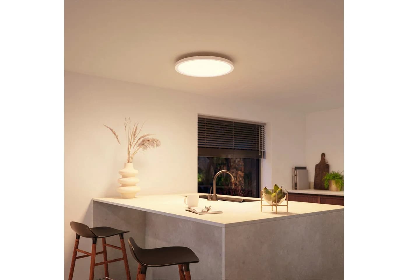 Philips Hue LED Panel White & Color Ambiance Devote Panelleuchte rund 43 cm