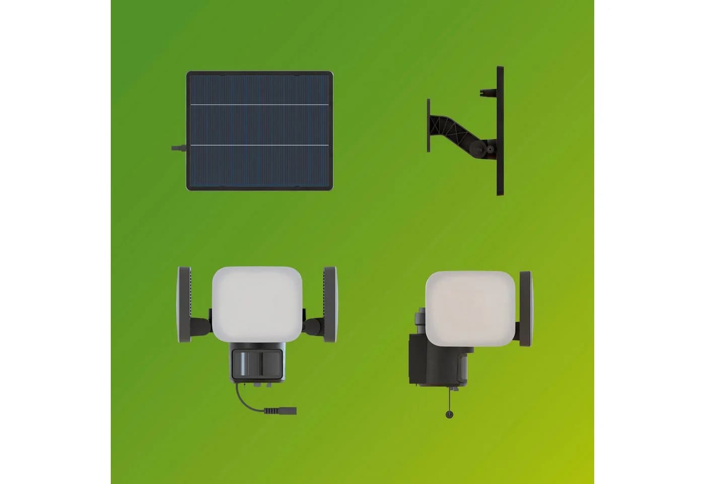 Philips Zyren Solar Flutlichtstrahler 4000 Lumen Schwarz - Bild 3