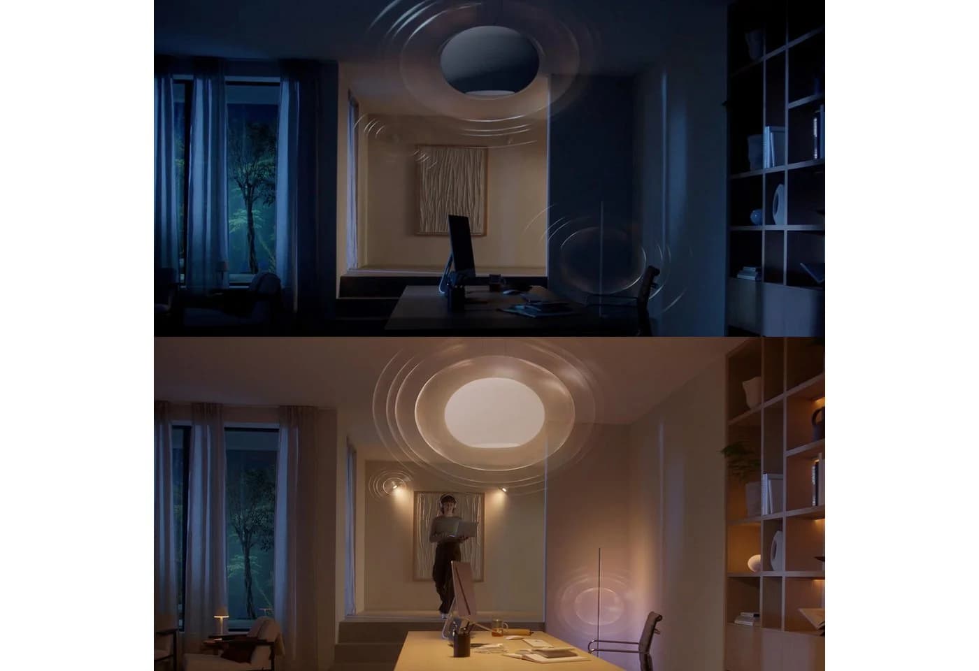 Philips Hue LED Außen-Wandleuchte Lucca Grau Smart Home - Bild 5