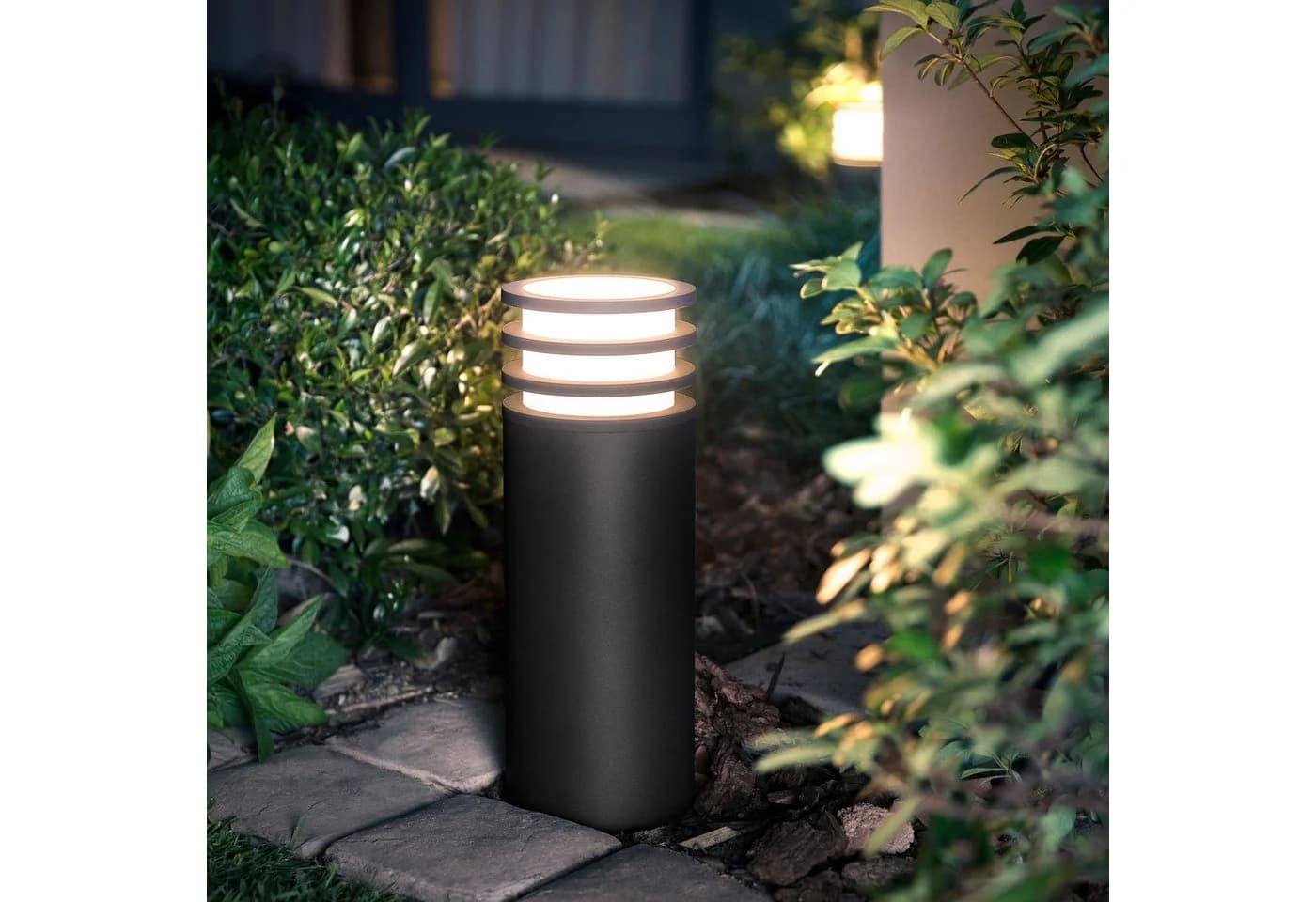 Philips Hue LED Sockelleuchte Lucca Grau White & Color Ambiance - Bild 3