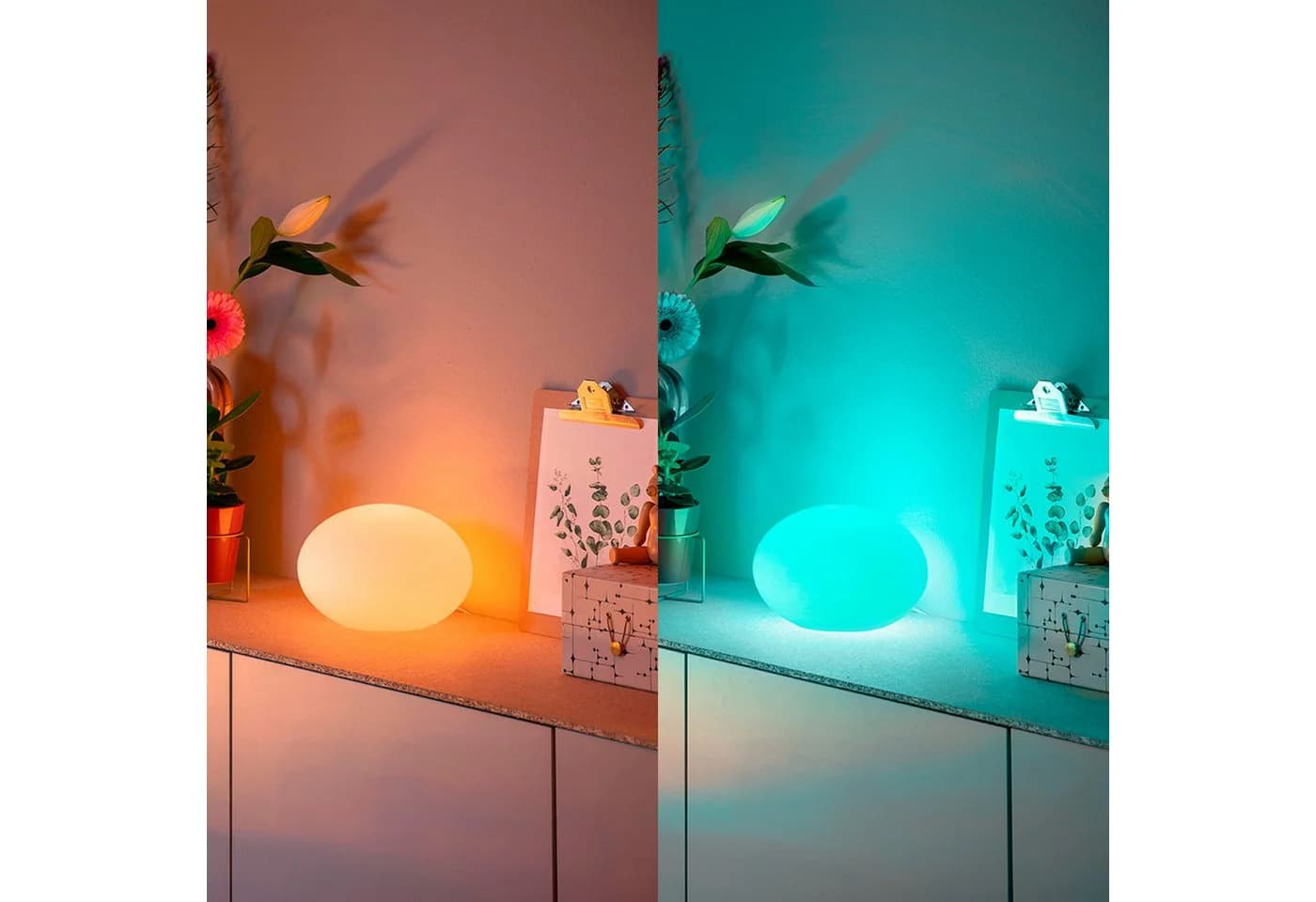 Philips Hue LED Tischleuchte Flourish Grau Smart Home dimmbar - Bild 3