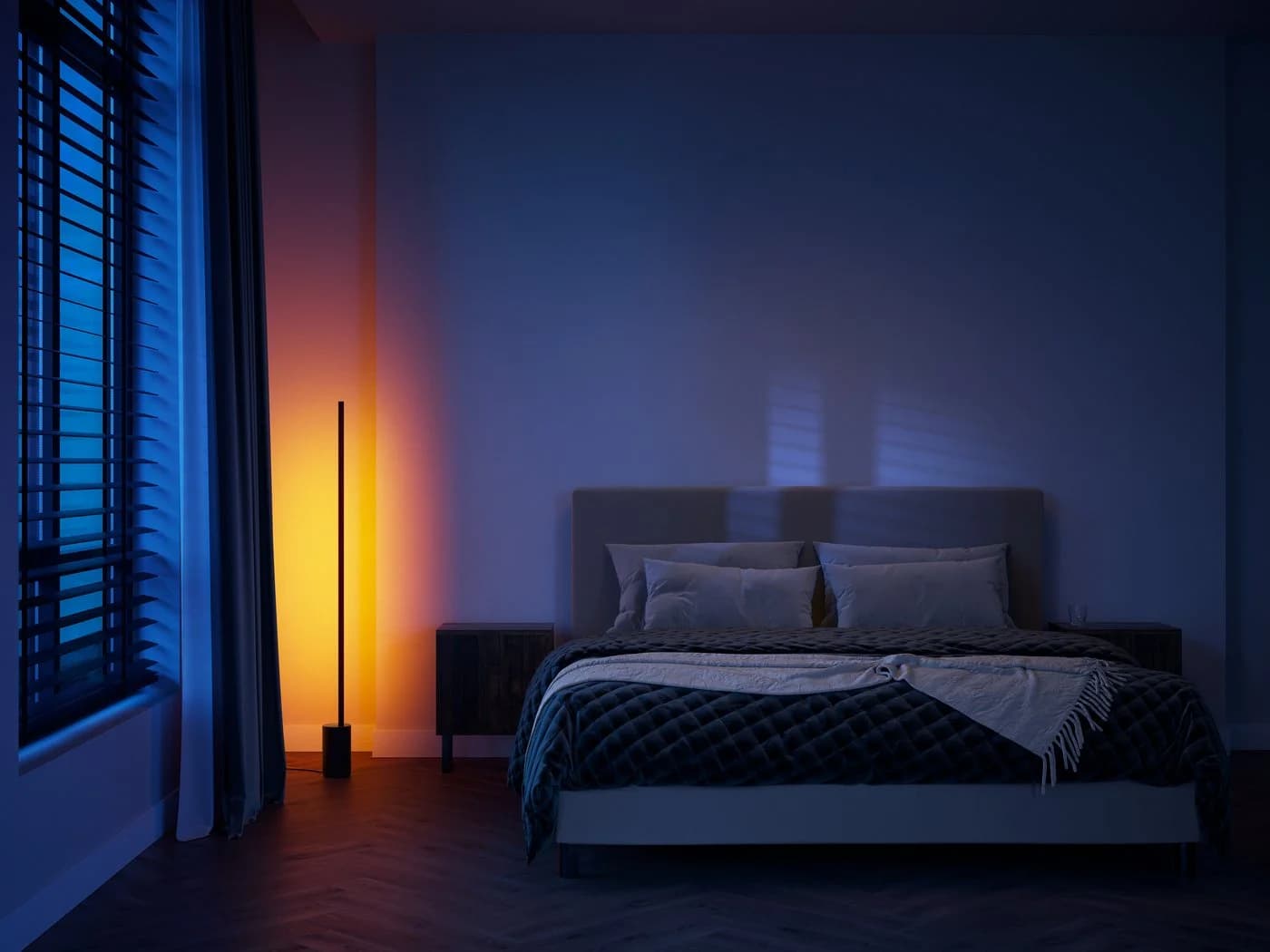 Philips Hue Smarte LED-Leuchte Gradient Signe Stehleuchte Schwarz - Bild 2