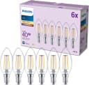 Philips LED-Leuchtmittel Kerzenform E14 6er-Pack Warmweiß Bild 2