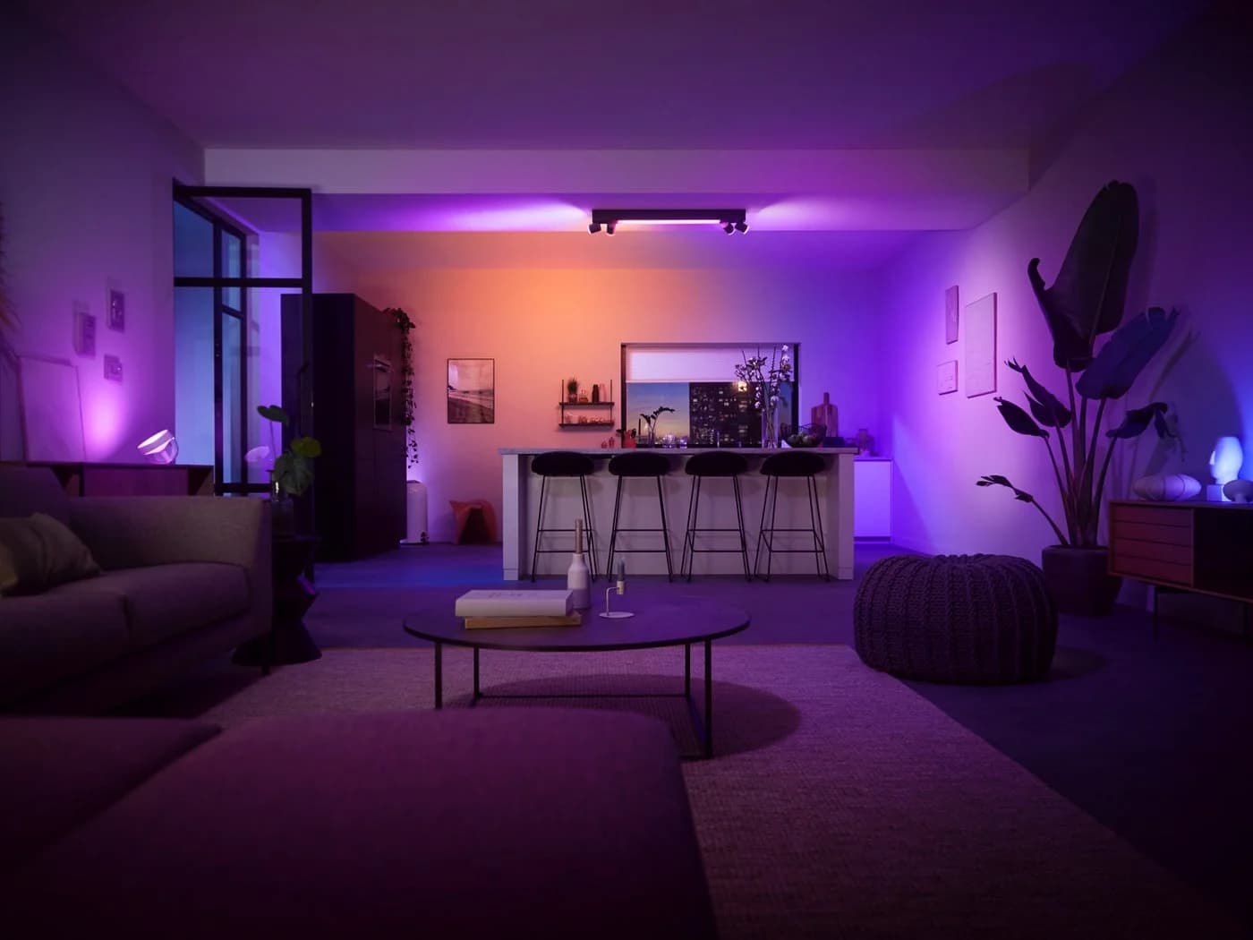 Philips Hue Smarte LED-Leuchte Centris 4er Spot Schwarz Smart Home - Bild 3