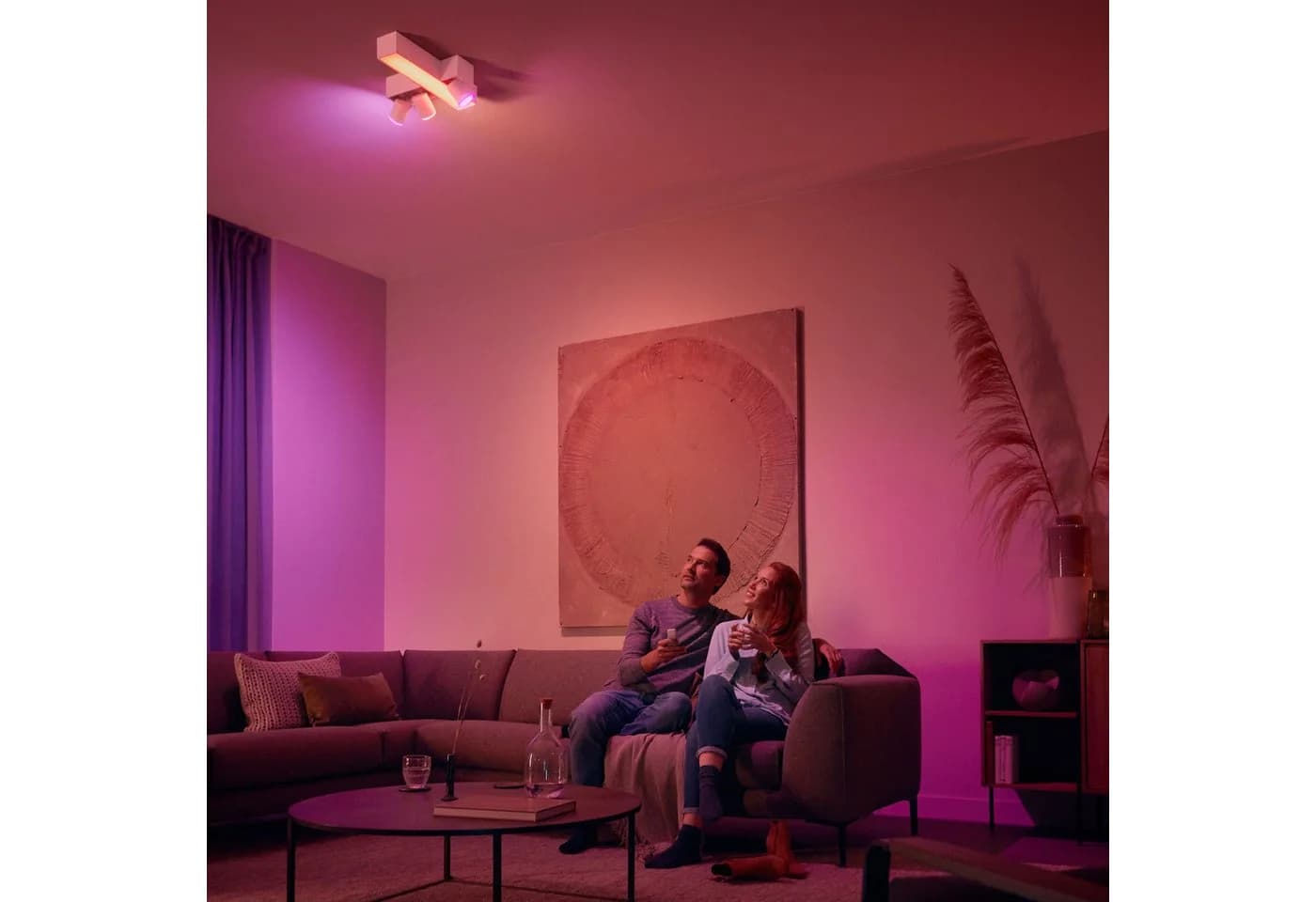 Philips Hue Smarte LED-Leuchte Centris 4er Spot Schwarz Smart Home - Bild 5