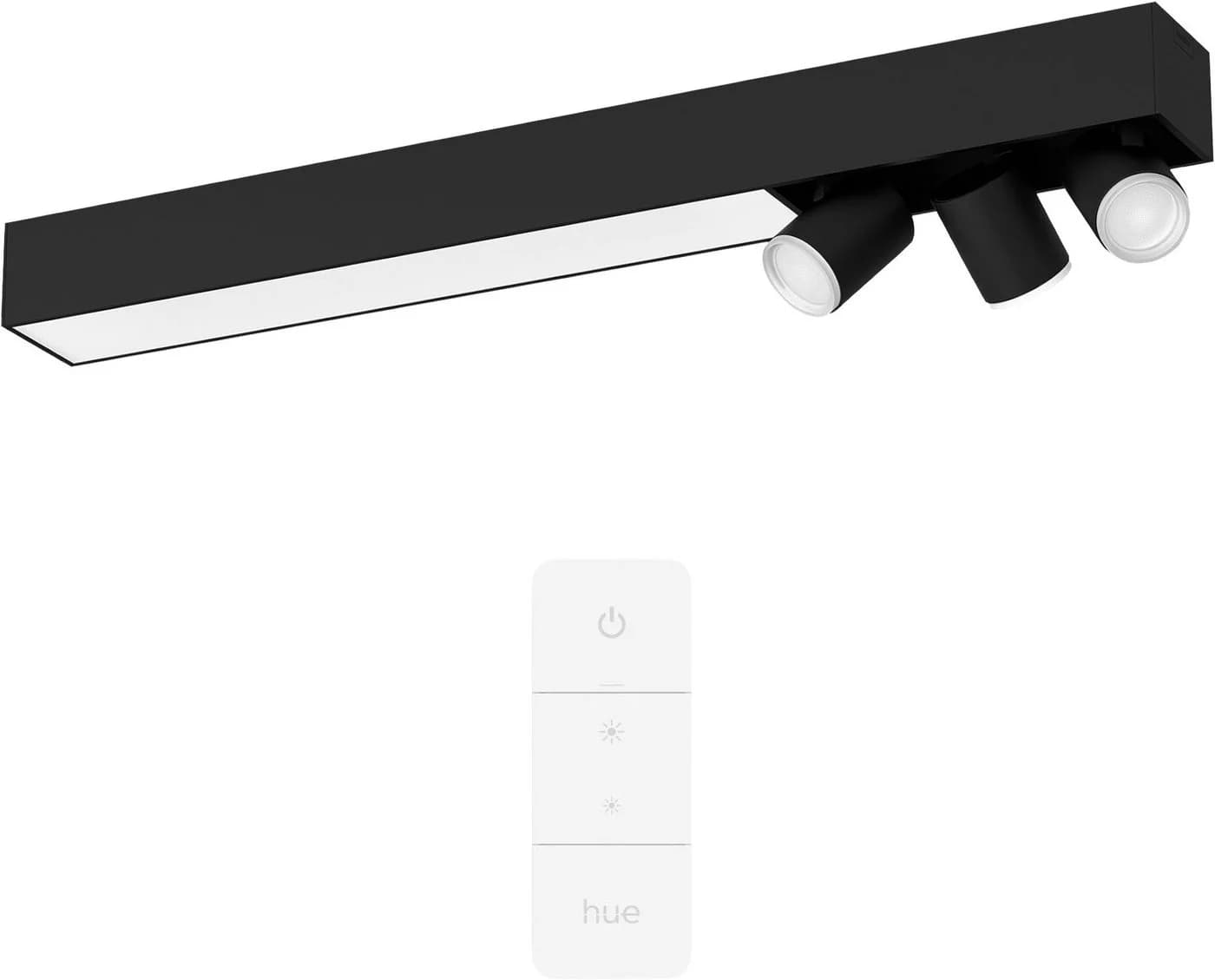 Philips Hue Centris 3er-Spotleuchte White & Color Ambiance Schwarz